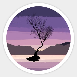 The Llanberis Lone Tree Sticker